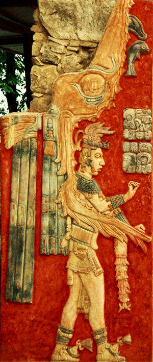 Temple XIX Relief at Palenque