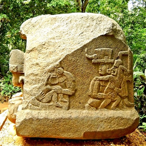 Altar 5 from the Olmec city of La Venta