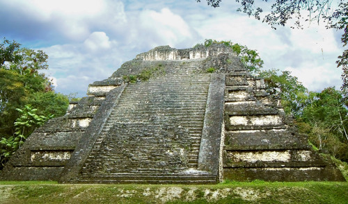 Temple 5C-49 from within the Mundo Perdido complex