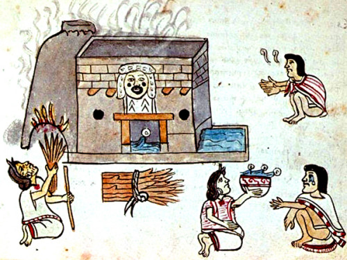 Codex Magliabechiano - Temazcalli