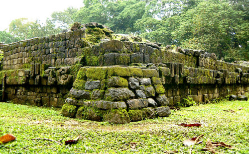 Rear South-West Corner of Acropolis at Quirigua