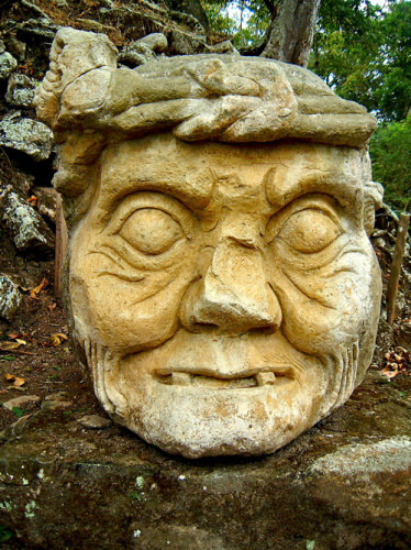 Pauahtun from the Temple of Inscriptions at Copan