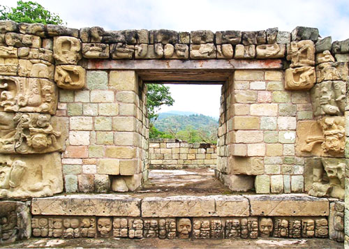 Carved Entrance to Temple 22 at Copan
