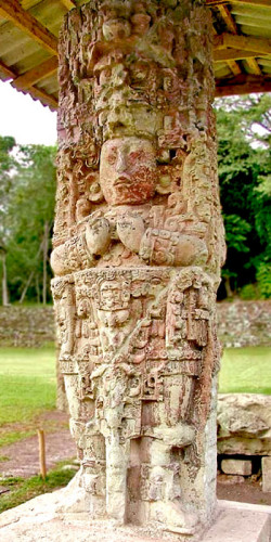 The front of Stela C at Copan