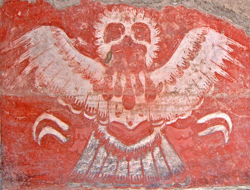 Hawk of Tetitla at Teotihuacan