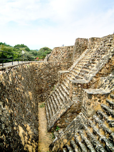 Inner Stairs of Building 1 at Teopanzolco