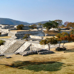 View of Acropolis from Pyramid of the Stelae at Xochicalco