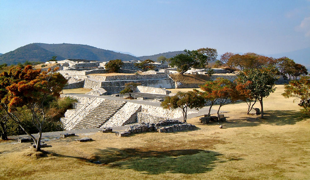 View of Acropolis from Pyramid of the Stelae at Xochicalco