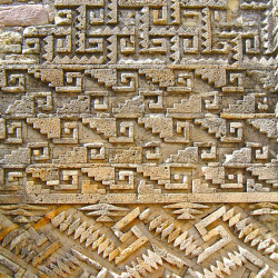The Geometric Designs that adorn Building 6 at Mitla