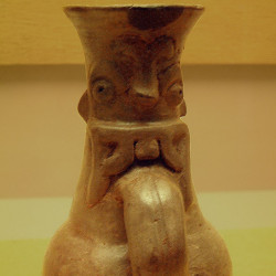 An anthropomorphic jug from Monte Alban