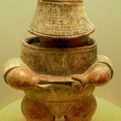 Figurine of a Man wearing a hat from Western Mexico
