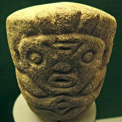 A small Olmec Statue possibly used for grinding