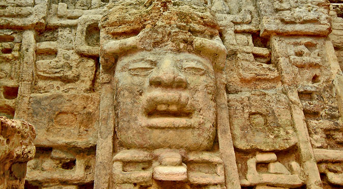 Mask from Mask Temple at Lamanai