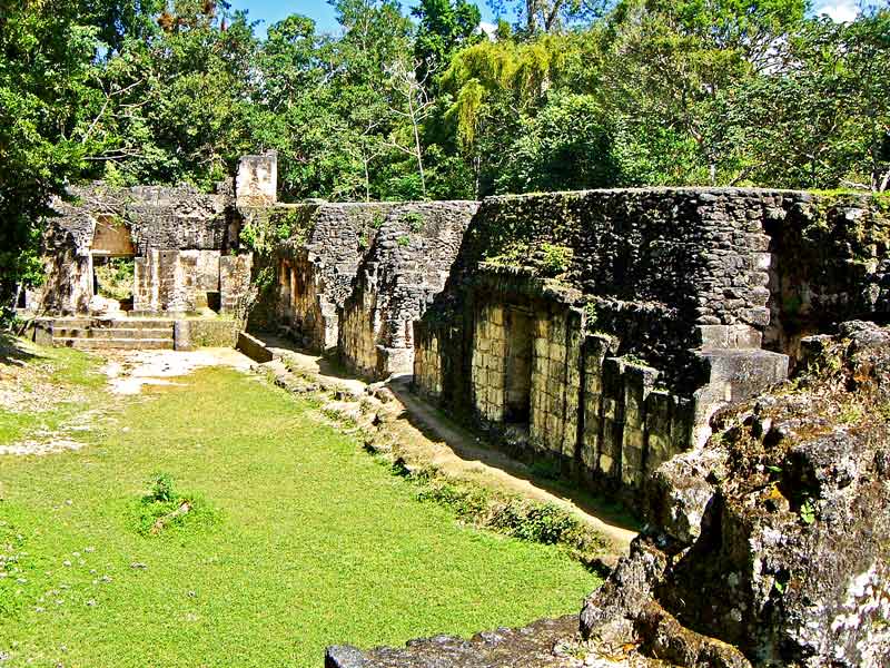 Acanaladuras Palace at Tikal
