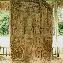The back of Stela I at Quirigua