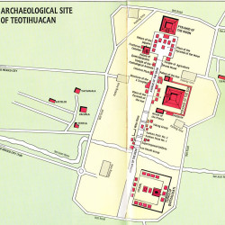 Map of Teotihuacan