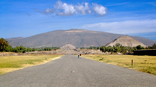 Avenue of Dead at Teotihuacan