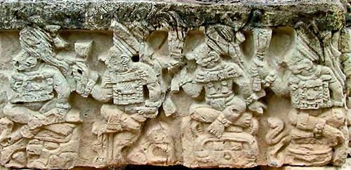 South side of Altar Q at Copan