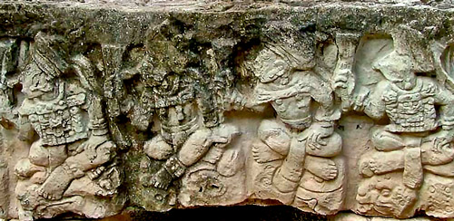 East Side of Altar Q at Copan