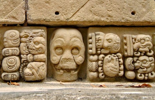 Carvings from the entrance of templo 22