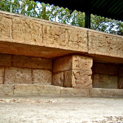 Carved Bench in Structure 82 at Las Sepulturas