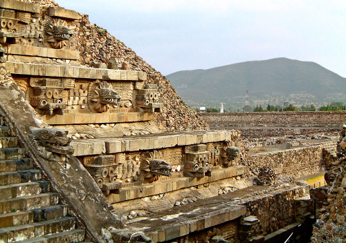 Temple of Quetzalcoatl at Teotihuacan