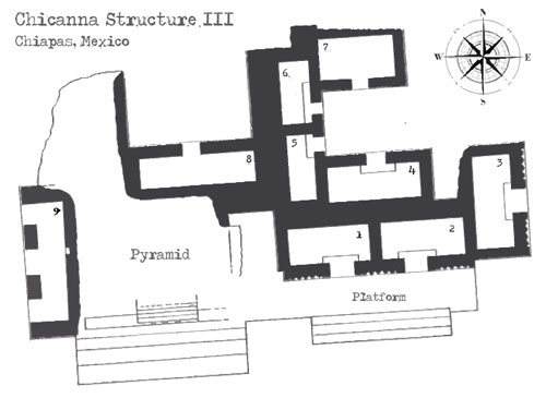 Chicanna Structure III Floor Plan