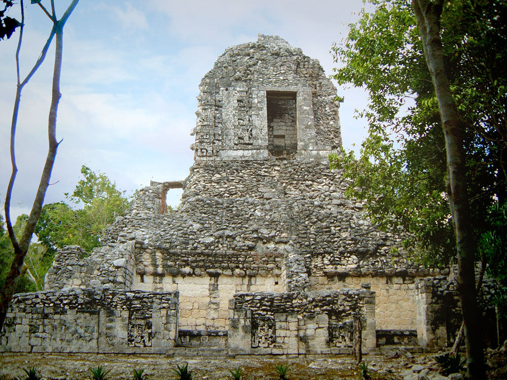 East Side of Chicanna Structure XX