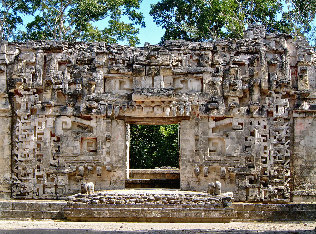 Chicanna Structure II - The House of the Serpent Mouth